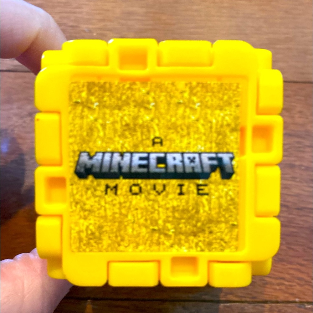 Minecraft Movie McDonald’s Happy Meal Toy #3 Gold Block and Dawn